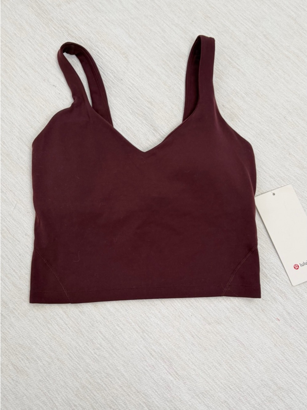 lululemon athletica Maroon Tank Top